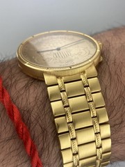 CORUM 35mm 18k Solid Yellow Gold 22k Gold $20 1894 Dollar 25TH ANNIVERSARY Coin