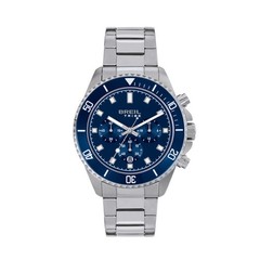 Mens Wristwatch BREIL Tribe STAND GUARD EW0844 Chrono Stainless Steel Blue
