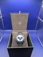 Bulova Marine Star Chronograph 98B423 41mm Silver Stainless Steel Case