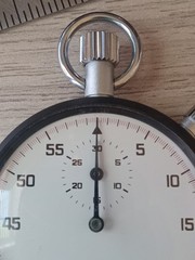 Vintage Heuer Stopwatch Ref. 408.201 Swiss Made 1970’s Rare EX-NMT