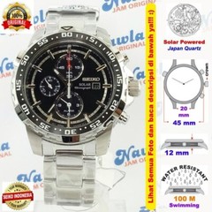 Brand New Seiko Mens SSC299P1 Solar Chronograph Stainless Steel