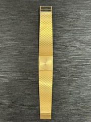 L. U. Chopard & Cie 18k Gold Square STUNNING RARE Tapestry Dial Watch