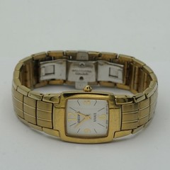 Seiko Belfina Vivace Quartz Ladies Watch 24mm Stainless Steel Gold 7320-5170
