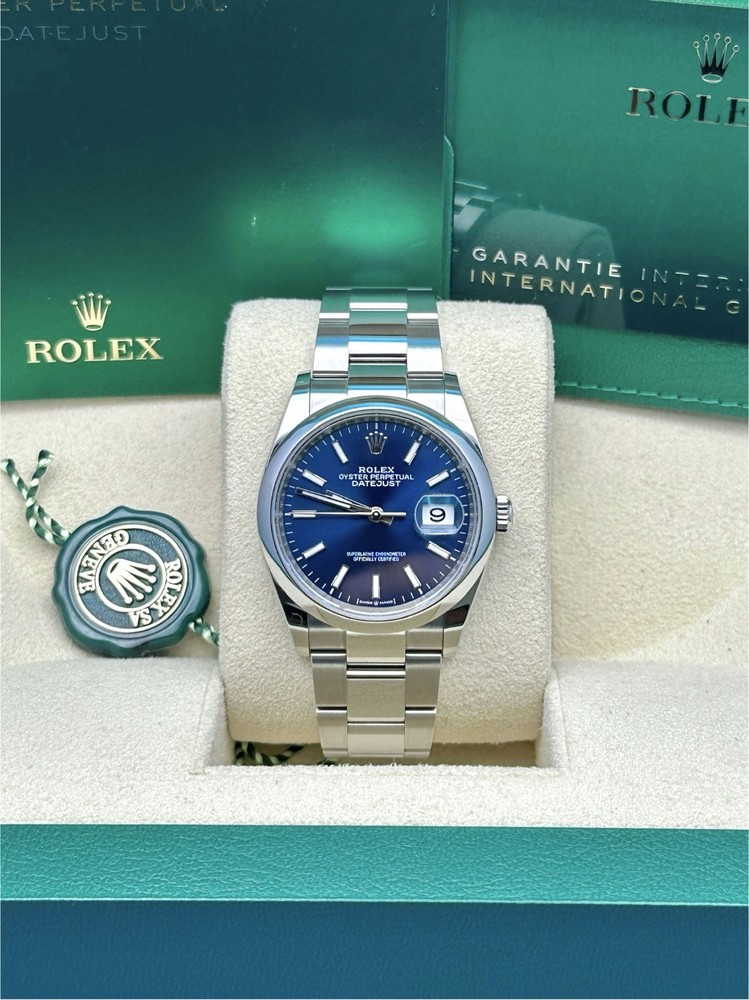 Rolex Datejust 126200 Oyster Bracelet Blue Dial NEW 2026