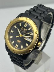 Vintage Citizen Eagle 7 Automatic Day/Date Black Dial 21 Jewels Men’s Watch