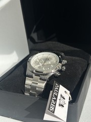 Luxury Classic Men’s Quartz Watch Business 3ATM Paulareis Silver Stopwatch New
