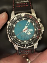 Vintage Kentex Honda Racing HRC Ana-Digi Chronograph Watch Japan JDM w/ Box RARE