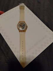 Vintage Original Swatch GK100 Jelly Fish Clear See-Through Watch