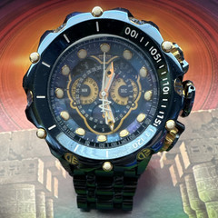 Invicta Reserve Venom Men’s Quartz Chronograph Diver 1000m Black/Gold