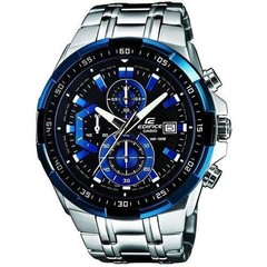 CASIO EFR 539D 1A2 Men’s Watch Blue Silver Casio EDIFICE 100m Water Resistant Ch