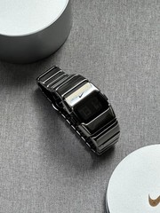 Nike D-Line Shiny Silver Digital Watch
