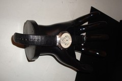 Philip Stein Dual time round traveler watched works leather band