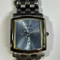 Clique Men’s Quartz Watch Blue Dial Stainless Steel Bracelet Japan Movement