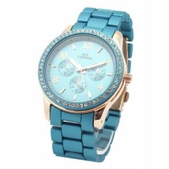 Ladies Fashion Gold Luxury Wrist Watch Designer Celebrity Diamante