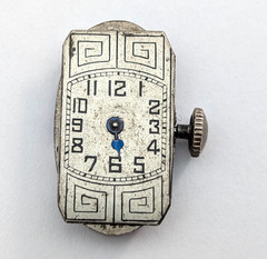 Vintage GALMOR 15j Art Deco Ladies 12mm Mechanical Watch Movement PARTS REPAIR