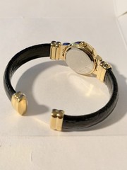 Black Hills Gold 12K Ladies Cuff Watch NOS Box Papers Receipt Adjustable 5-8.5”
