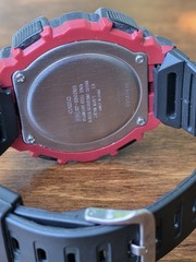 Casio AD-S800WH (5203) Tough Solar Black/Red Quartz Watch – Working