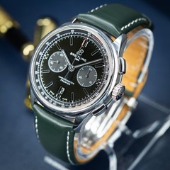 Mint Breitling Premier “Bentley British Racing Green” B01 Chrono 42mm AB0118 B&P
