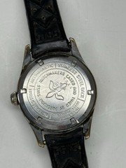 Vintage Baldwin Swiss Mechanical Military-Style Watch 17 Jewels #2055 31mm 8.5”