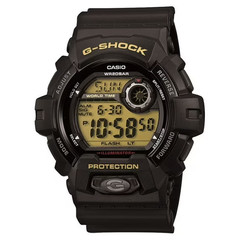Casio Adult Men’s G8900-1CR G-Shock Black & Gold Resin Digital Sport Watch – New