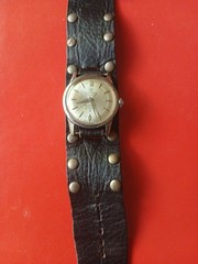 Vintage Ginsbo Incabloc Seaguard Watch* Swiss Made* 21 Jewels* Runs Well!