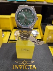 Invicta Specialty Men’s Watch 42mm Green Copper Dial Stainless Quartz 69960 NIB