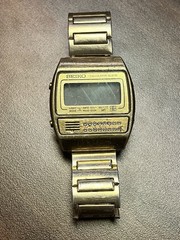 Vintage Seiko Calculator Alarm Men’s Watch C359-5000 Parts Repair