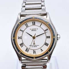 SEIKO Cadet 7N01-6000 Roman Dial Quartz Watch 2000 Working