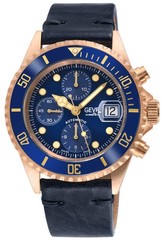 Wall Street – Bronze Gevril Swiss Automatic, Bronze case, Unidirectional Rotatin