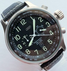 Audi Quattro Motorsport Racing Car Accessory Driver Sport Chronograph Watch