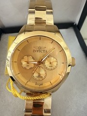 Invicta Angel Women’s Gold-Tone Dial Quartz Watch 12466
