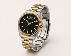 Invicta Mens Watch Two Tone Gold – Fluted Bezel