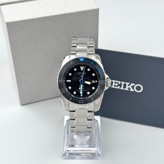 Seiko Men’s Prospex Sea SNE575 Black Dial PADI Edition Solar Diver Watch 38.5mm