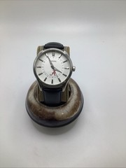 Fossil Alabama Logo Watch LIPR1933 Stainless Steel With Black Leather Band