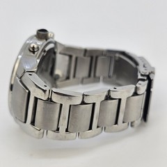 DKNY Men’s Watch 38MM Gray Dial Date Gray Bracelet Band 6″ New Battery