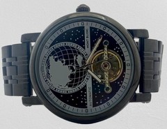 Luxury & Rare Montblanc Open-Heart Blue-Coated Dial Automatic Men’s Wristwatch