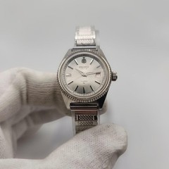 Seiko working wristwatch, Chorus, manual winding, serrated dial, date display, l