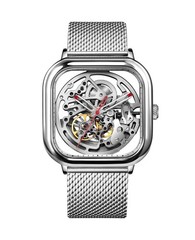 Men’s Automatic Watch, C Series Full Hollow Skeleton Mechanical Analog Wristw…