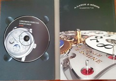 A Lange & Sohne Animations Langematic Perpetual VIP Press Kits 2006 DVD & CD