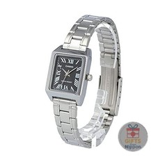 Casio Women’s Standard Analog Quartz Watch Metal Black LTP-V007D-1B New