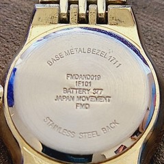 FMD Gold Tone Women’s Dress Watch FMDAND019 Japan Movement