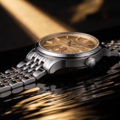 Seagull Natural Series Automatic Mechanical Watch 6180 Polaris Wave Dial 40mm