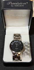 Precision by Gruen Genuine Diamond Accent Watch in Gift Box Large Men’s
