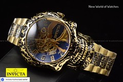 Invicta Women’s Artist Skeleton Black Dial 42mm White Silicone Band Watch