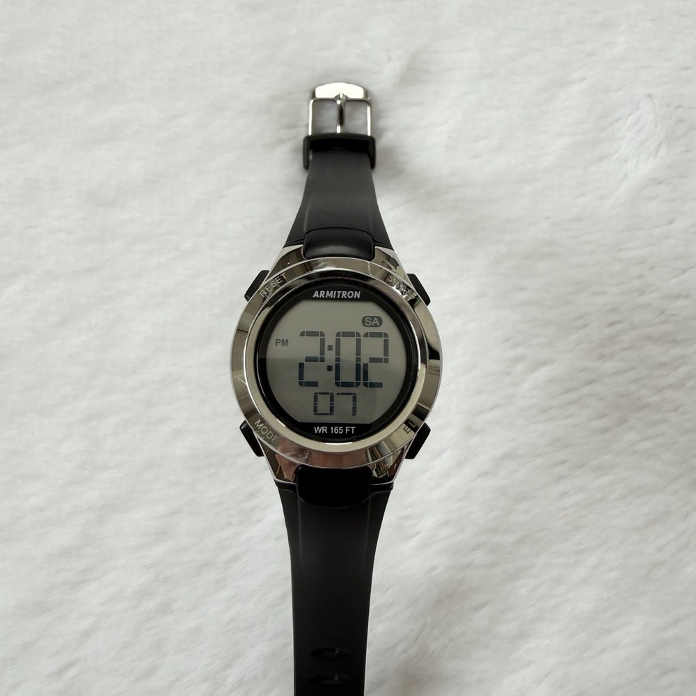 Armitron Unisex Adult Black Digital Sport Wristwatch Multifunctional Watch