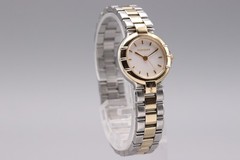 [Near MINT Full Set] YSL 4630-E63450Y Two Tone QZ 31mm Mens Watch JAPAN