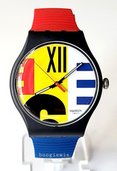 SWATCH SWISS MADE SUOB171 REVIVAL 9 TO 6 MODEL WATCH REMAKE OF 6 TO 9 NEW IN BOX