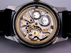 VINTAGE WITTNAUER 17J SPILLMAN SEI TACCHE CASE MENS WRISTWATCH SERVICED C.1950s