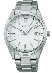 SEIKO Selection SBTM317 Solar Radio Watch 19.5cm 7.68in White Japan Working