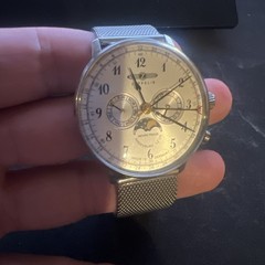 Zeppelin LZ 129 Hindenburg Moon Phase Chronograph Quartz Watch – Dead Battery